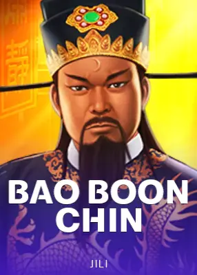 ปกเกม Bao Boon Chin ค่าย JILI ขุนนางจีนสวมหมวก ธีมมงคลของหน้า 888