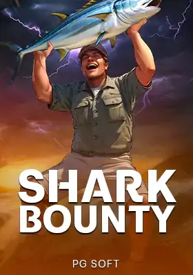 ปกเกม Shark Bounty ค่าย PG Soft ชายถือปลาทูน่า หน้าปกบทความ